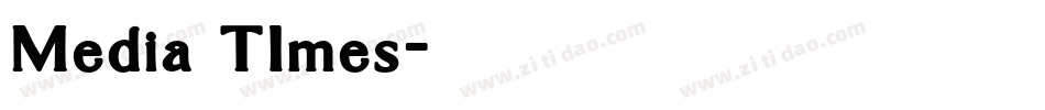 Media TImes字体转换
